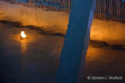 Reflected Bridge Lights_23344.jpg - Rideau Canal Waterway photographed at Smiths Falls, Ontario, Canada.